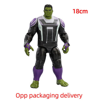 18CM Avengers Legends Figure ZDTDS Original Toy Set Spider Captain Miles Morales Thanos Ghost Iron Man Hulk Box Thor Falcon Doll