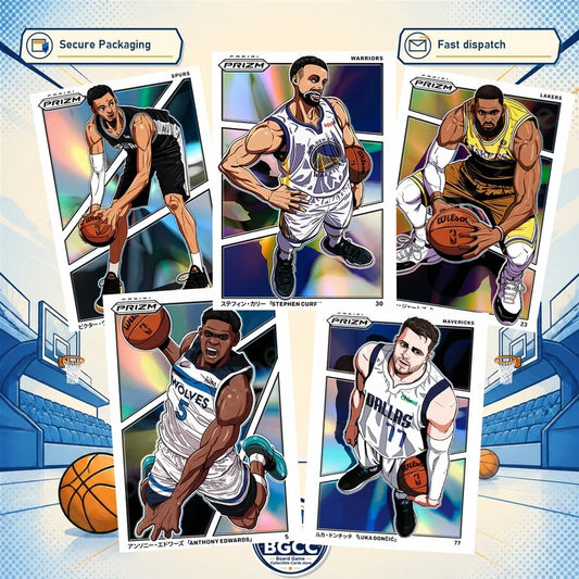 DIY Homemade NBA Basketball collection card Stephen Curry LeBron James Anthony Edwards Luka Doncic Manga series