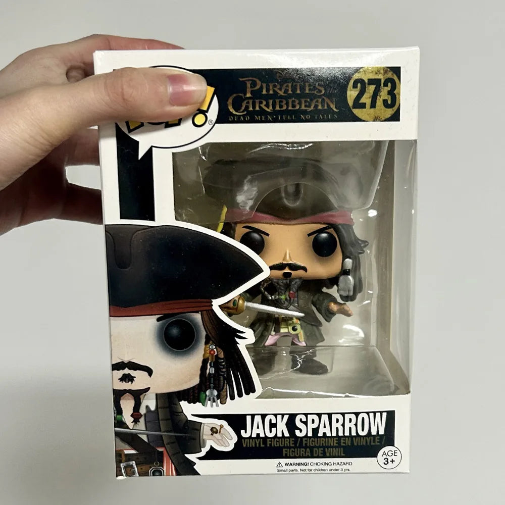 NEW Funkos Pirates of the Caribbean Jack Sparrow #273 pops Vinyl Action Figure Toys Collection Dolls Home Decor Model Gifts