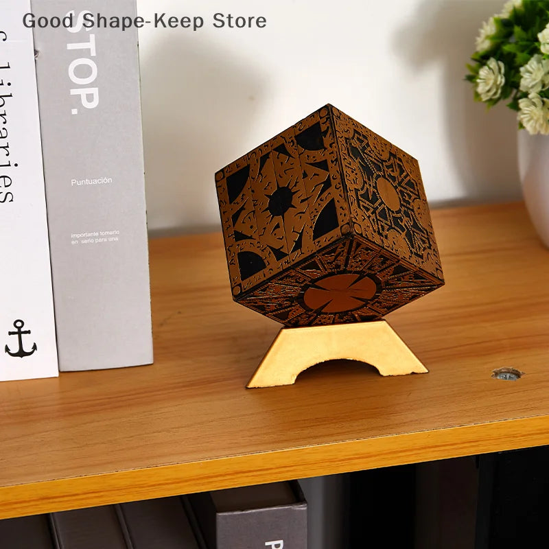 Hellraiser Puzzle Box with Moving Figures from the Film Series, Perfect Horror-Themed IQ & EQ Test Toy for Adults and Kids