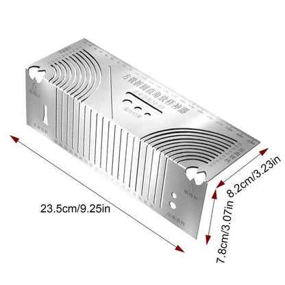 Stainless Steel Angle Arc Marking Tool Metal Fabrication Pipe Saddle Cutting Guide All In 1 Measuring For Welding Metalworking