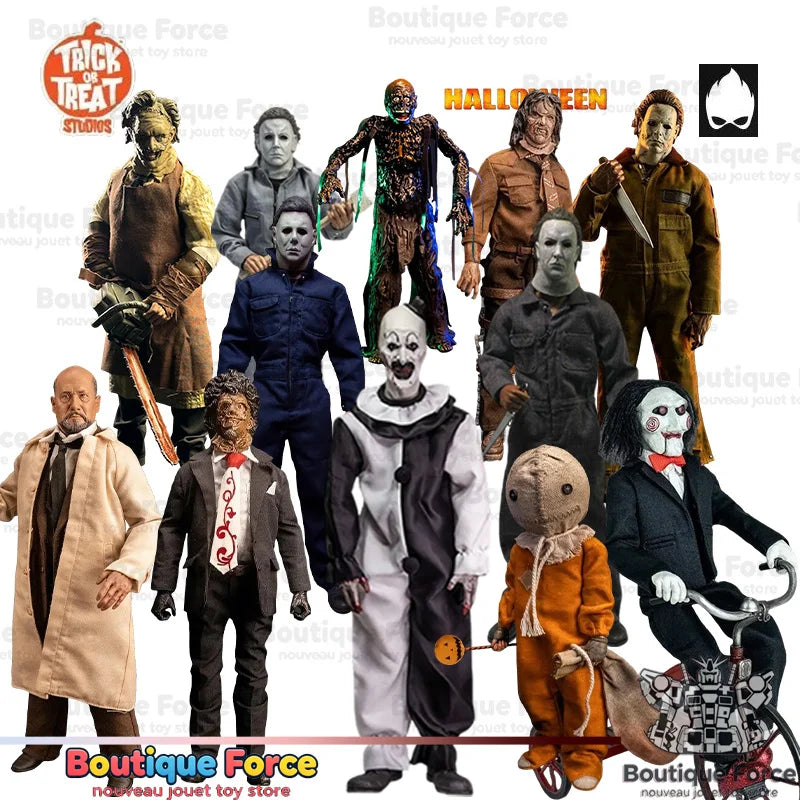 Trick or Treat Studios 1/6Scale Horror Movie Villain Collectible Action Figure Full Set Michael Myers Art The Clown Jigsaw Model