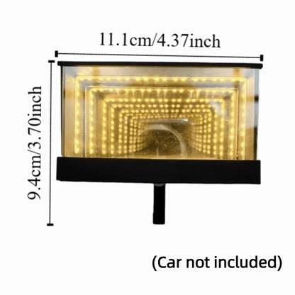 Creative Garage Key Holder Multifunctional Funny Car Key Hook Rack with LED Light Space-saving Fun Key Organizer