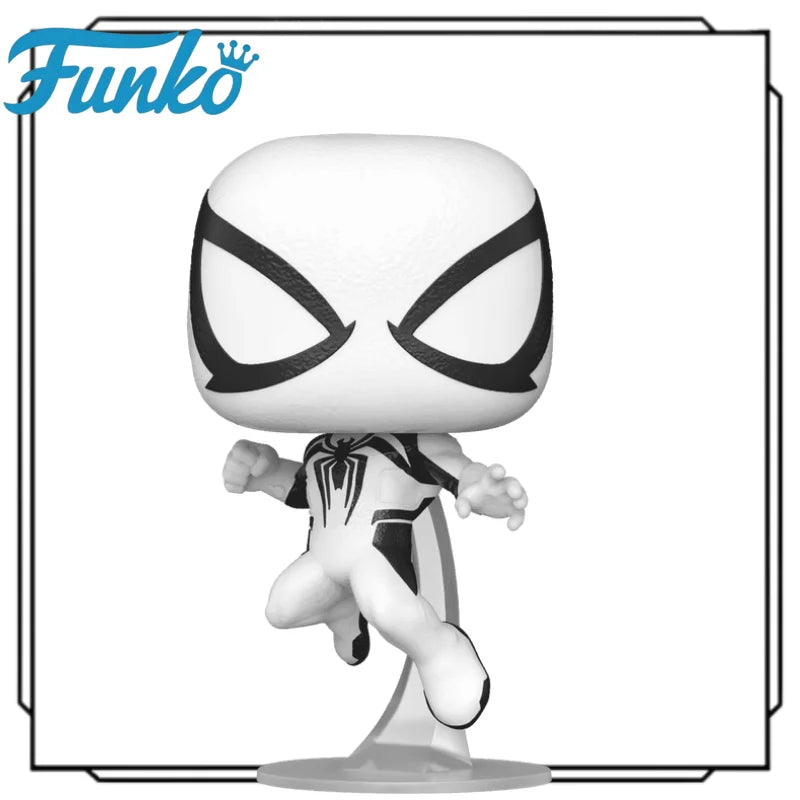 Original Funko Pop 1025 Marvel Spider‑Man 2 GamerVerse Anti‑Venom Suit Peter Parker Figure Collectible Model Toy Ornament Gift
