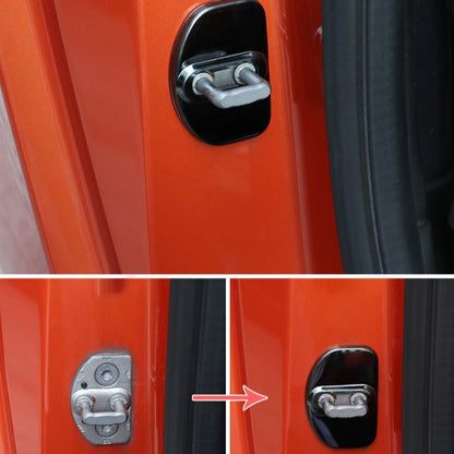 Car Door Lock Cover Auto Protection Case for Porsche Macan RSR 718 Cayman 911Panamera Taycan Cayenne Carrera Car Accessories