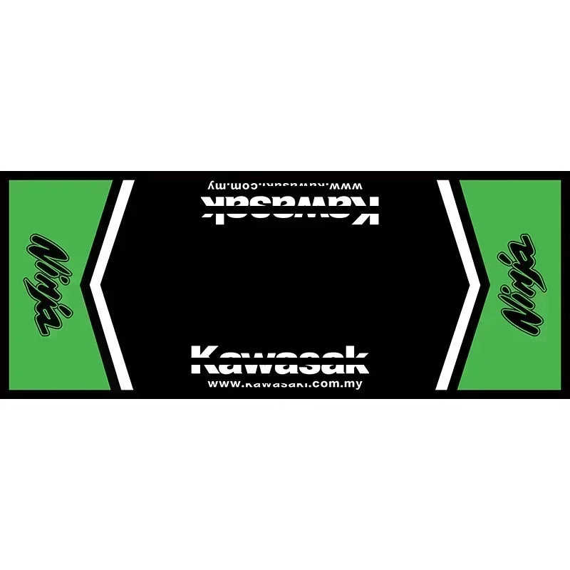Crystal Velvet Motorcycle Display Carpet Racing Electric Vehicle Mat Garage Anti-slip Floor Decoration Customized Parking Rug