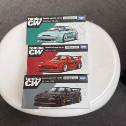 In Stock Tomy Tomica Works Nissan Silvia Diecast Racing Car Model Alloy Collectible Creative Hobby Display Ornament Model Toy