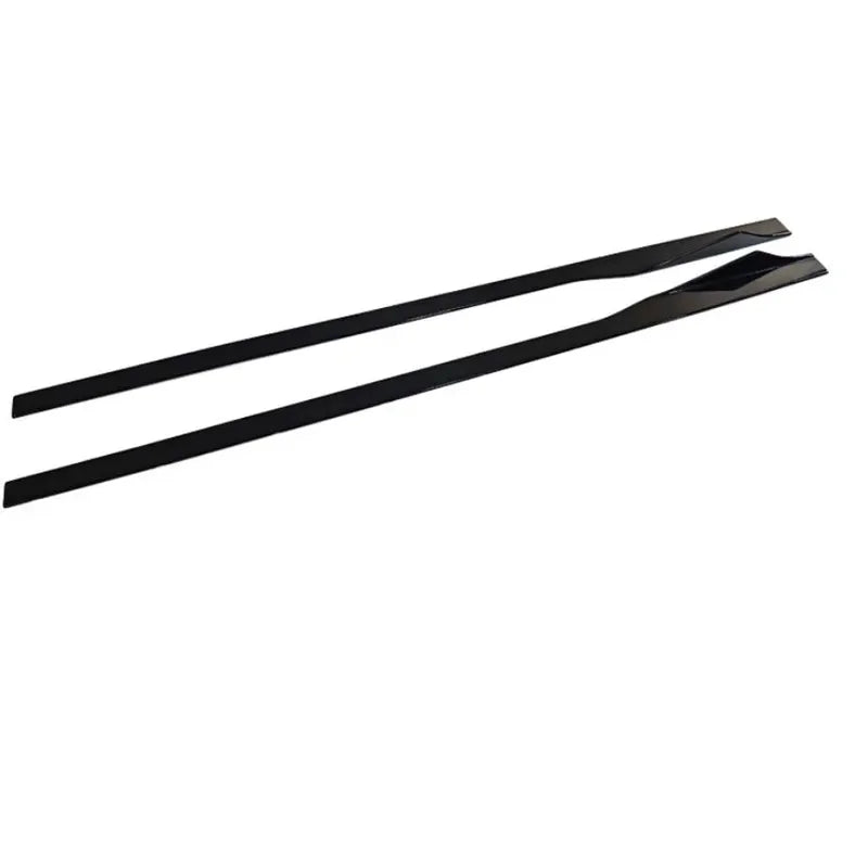 For BMW M2 F87 M2C 2014-2021 glossy black Side Skirts Side bumper Splitters glossy black Side skirt Cupwings Apron Side panel