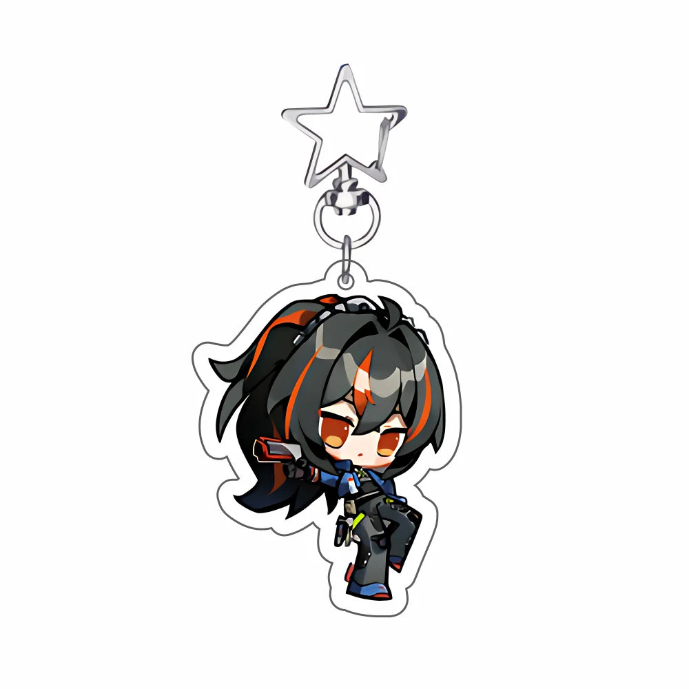 New Hot Game Zenless Zone Zero Keychains Pendant Car Ellen Joe Seth Lowell Jane Doe Von Lycaon Nicole Fans cosplay Gifts