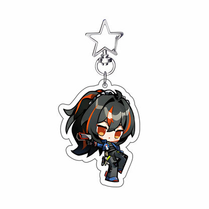 New Hot Game Zenless Zone Zero Keychains Pendant Car Ellen Joe Seth Lowell Jane Doe Von Lycaon Nicole Fans cosplay Gifts