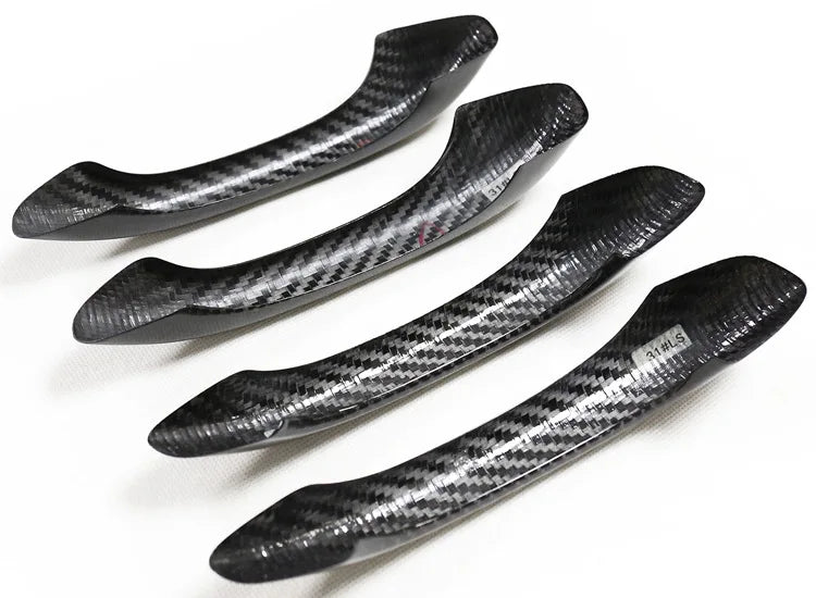 Carbon Fiber Door Handle Dry Carbon Door Handle Housing Shell Protective Cover for Porsche Macan Cayenne 2010-2023