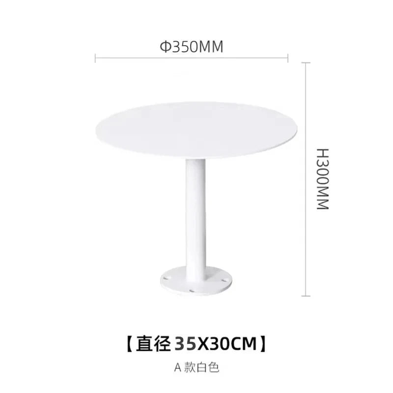 Modern Minimalist Stainless Steel Hang on Bar Table Compact Counter Space Saving Corner Desk for Cafe Shop Rustproof
