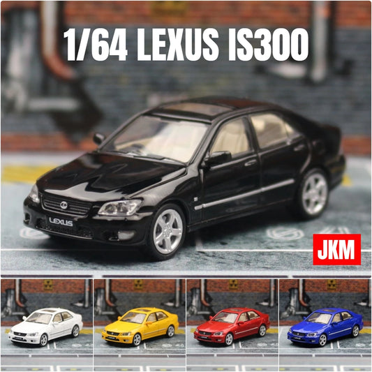 1/64 Lexus IS300 Sedan Miniature Model JKM 1:64 Toy Car Vehicle Free Wheels Diecast Zinc Alloy Metal Collection Gift Boyfriend