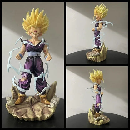 25cm/9.84in Anime Dragon Ball Z Figure Super Saiyan 2 Gohan Action Figures Pvc Collection Model Toys for Gifts