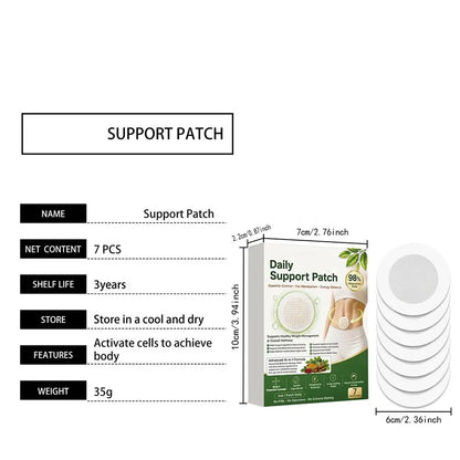 Berberine X NAD+ Weight Management Assistance Patch Weight Loss Slimming Belly Fat Burner Detox Sticker Nano Microneedle Patch