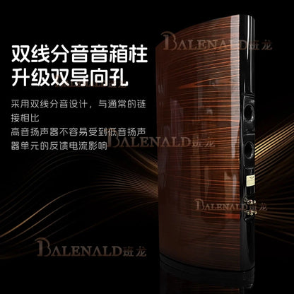 Balenald audio BC-298 floor-standing speaker hifi fever imported technology three-quarter double 10-inch low-frequency speaker