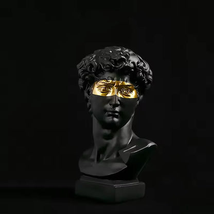 David Head Resin Statues Living Room, Table, Office Decoration European Home Decoration Statues Home Decor Art Bust Sculpture