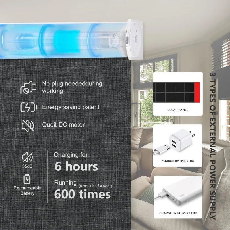 Hot Selling100% Blackout Dirt-proof Day And Night Dual Layer Blinds WiFi App Remote Control Electric Roller Blinds For Window