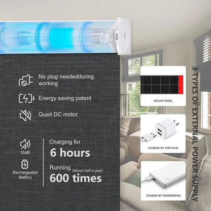 Hot Selling100% Blackout Dirt-proof Day And Night Dual Layer Blinds WiFi App Remote Control Electric Roller Blinds For Window