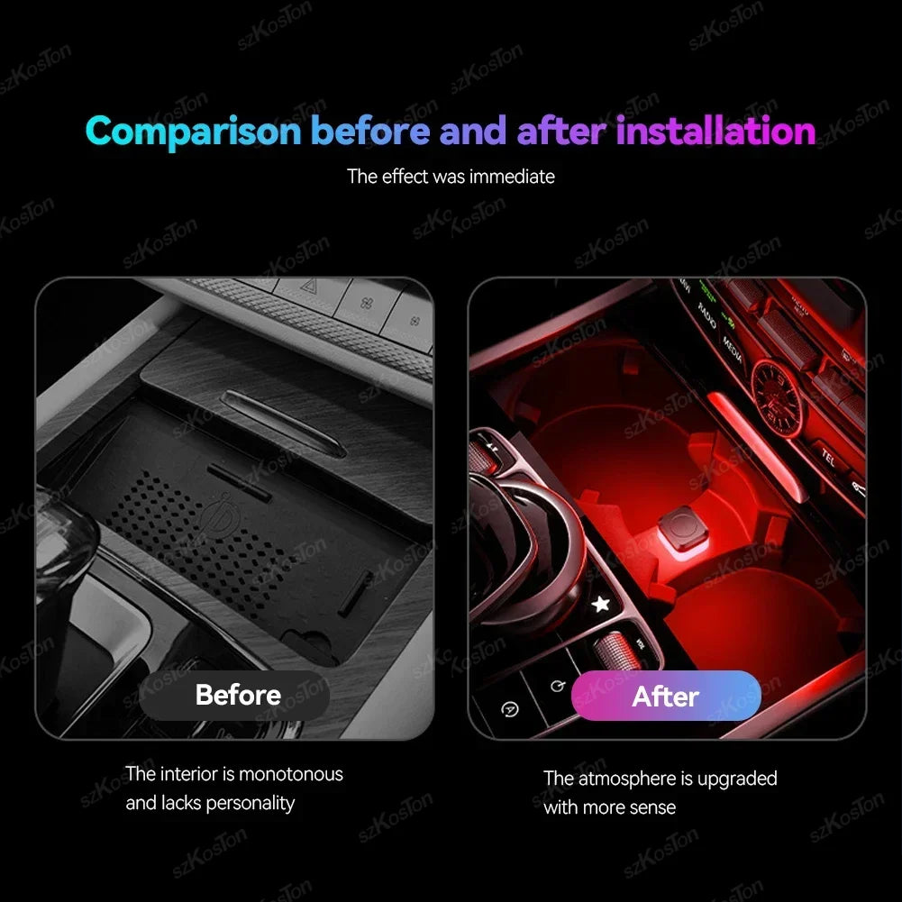 Universal USB Car Interior Ambient Atmosphere Light LED Lights Laptop Decoration Car Interior Accessories Mini USB LED Light