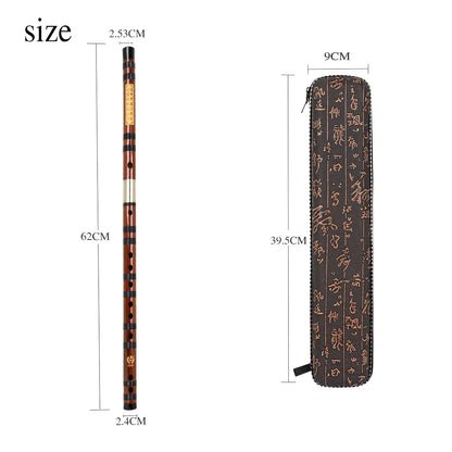 SLADE Bamboo Flute C D E F G Key High Quality Dizi Chinese Traditional Musical Instruments Professional Woodwind Instruments