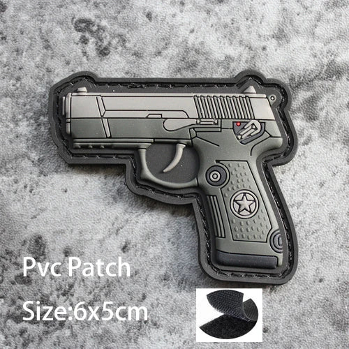New 3D PVC Armband M416 Q Edition Armband Backpack Morale Collection Tactical Fast Tank Military Hook&Loop Patches for Clothing