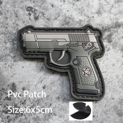 New 3D PVC Armband M416 Q Edition Armband Backpack Morale Collection Tactical Fast Tank Military Hook&Loop Patches for Clothing
