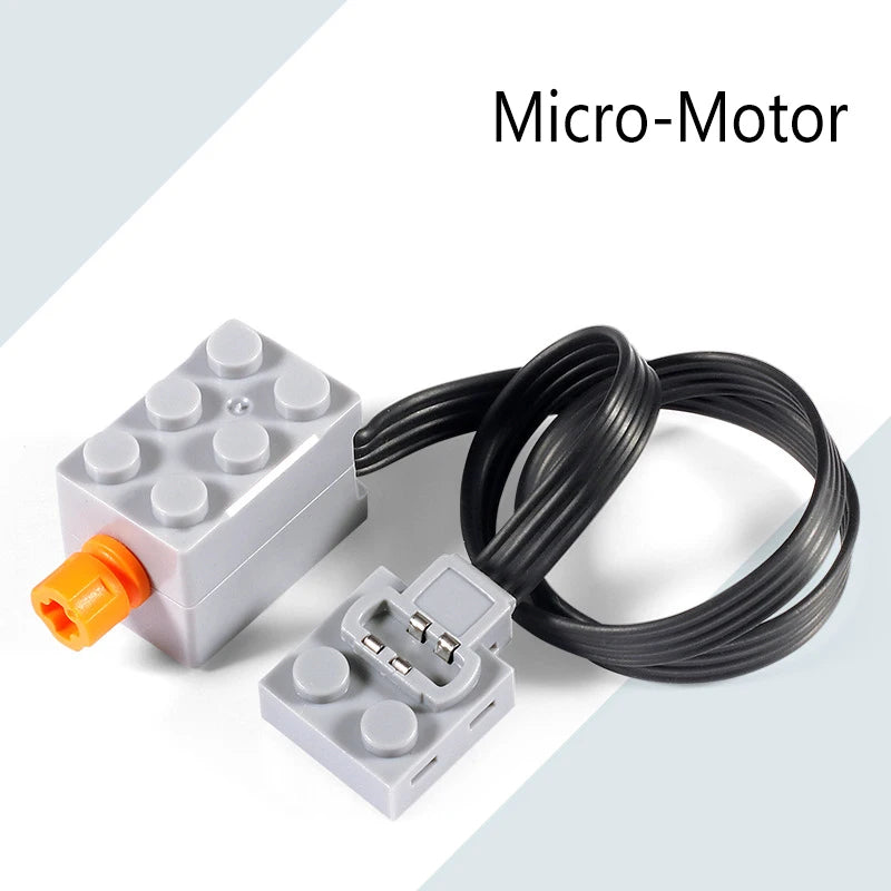 Technical Motor Parts Multi Power Functions 8293 8883 Tool Servo Train Motor PF Model Sets Building Blocks Compatible brand