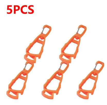 5/1PCS Glove Clip Hanger Safety Glove Holder Plastic Working Gloves Clip Work Clamp Safety Work Glove Guard Multifunctional Tool