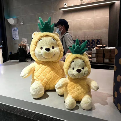 25-45cm Winnie The Pooh Plush Toys Soft Stuffed Kawaii Anime Elf Doll Cartoon Pooh Bear Plush Doll Birthday Gift for Boys