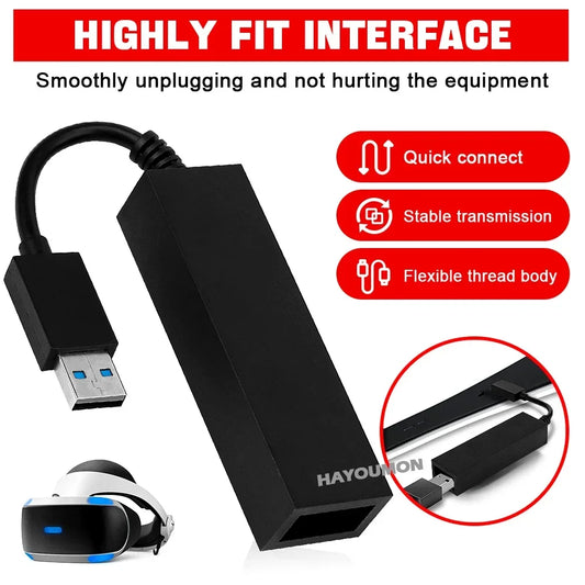 2026 New for PS VR Mini Camera Adapter for Playing PS VR on PS5 PS4 PSVR to PS5 Converter Cable Adapter Gaming Accessories