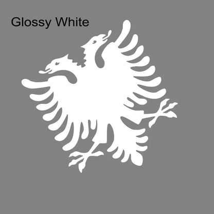 Albanian Double Headed Eagle Car Sticker Truck Bumper Car Rear Window Whole Body Waterproof Vinyl Decal Auto Decor Accessories