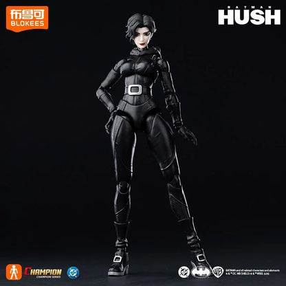 Original Blokees DC Champion Class - Hush Series Batman & Catwoman Poseable Model Kits Action Figures Ornament Collect Toys Gift