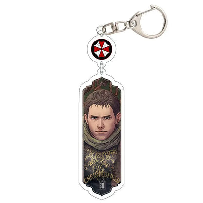 Acrylic Keychain Bag Pendant for Resident Evil Leon S. Kennedy Ashley Ada Wong Graham Decoration Accessories Exquisite Fan Gifts