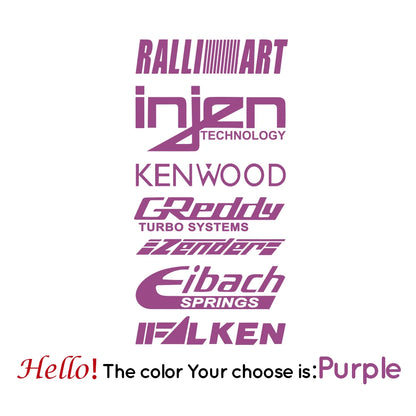 1pc Funny injzn kenwood text bike sticker Car Stickers And Decals Carbon Sticker Auto Sticker Home Decor Wall Stickers