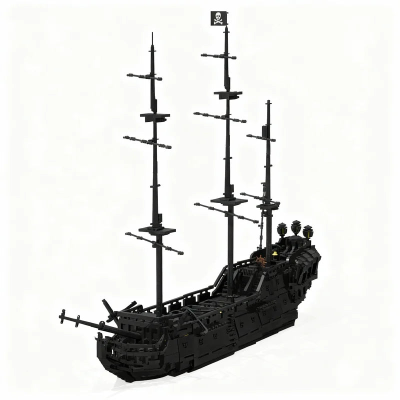 4403pcs MOC The Black Peral Disneieny Pirates Caribbean Model Building Blocks Christmas Gifts Construction Toys Education Brick