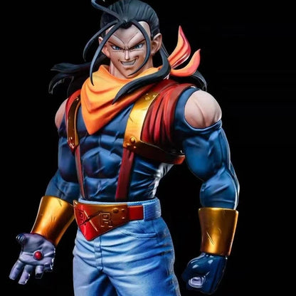 Dragon Ball Android 17 Figure Model Ornament Trendy Toy Action Figures Static Statue Desktop Collection Decoration Creative Gift