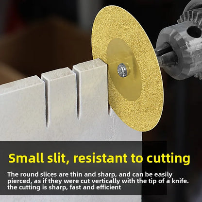 Tiling Cutting Small Slices Titanium-Coated Diamond Sand Small Saw Blades Stone Ceramic Jade Joint Cleaning and Grinding Sheets