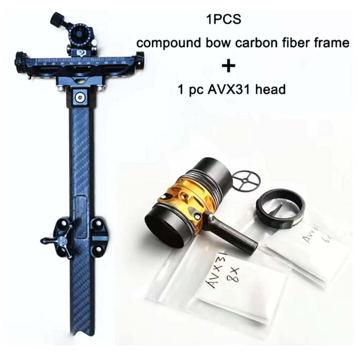 Universal Left Right Hand 9 Inch Archery Compound Bow Sight