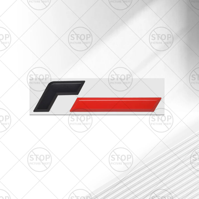 Car Sticker Racing Line R Logo 3D Decal Body Badge Rear Trunk Emblem For Golf 8th Generation High-Performance Modification