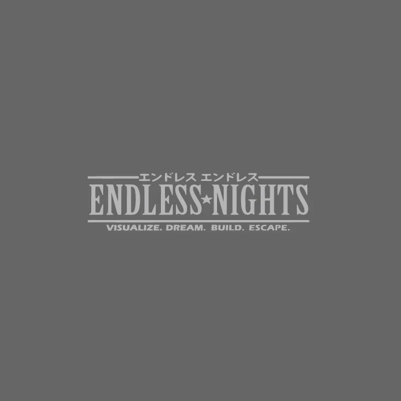 ENDLESS NIGHT JDM Car Window Decal Sticker Bumper Sticker, Windshield Banner, Body Modification Decorative Car Sticker