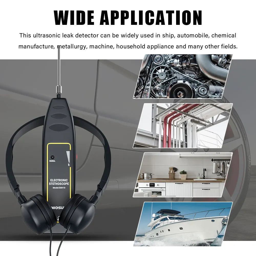 NEW Vdiagtool Car Cylinder Stethoscope Auto Diagnostic Tool Engine Analyzer Machine Noise Tester Detector Electronic Stethoscope