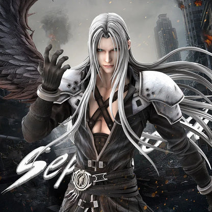 65CM PVC Final Fantasy VII Sephiroth Peripherals Action Figures Toy Model Desktop Ornament Birthday Gift