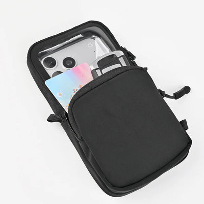Haissky New Touch Screen Phone Bag For iPhone 17 16 15 14 13 Pro Max Air Plus With Adjustable Crossbody Lanyard Storage Pouch