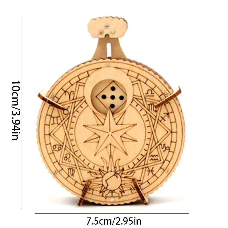 Adult 3D Wooden Puzzle Dice Model Kit DIY Handmade Crafts to Create Unique Birthday or Christmas Gifts