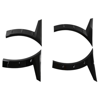 For Toyota GR Supra A90 A91 2020-2025 Car Wheel Eyebrow Arch Glossy Black Carbon Fiber Painted Car Accessories Body Kit Plastic
