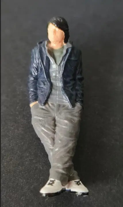 Painted Miniatures 1/64 Paul Walker Gal Gadot Vin Diesel Mini Scene Props Doll Figures Model Cars Vehicles Cars Toys Gift
