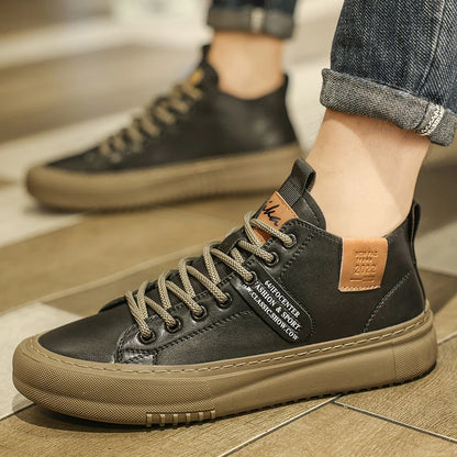 Men's Casual Sports Shoes, Fashionable Retro Classic Handmade Design, Breathable and Warm, Suitable for All Seasons, Ideal for Daily Wear, Outdoor Activities, Mountaineering, Hiking, Durable and Wear-Resistant, Not Easily Dir