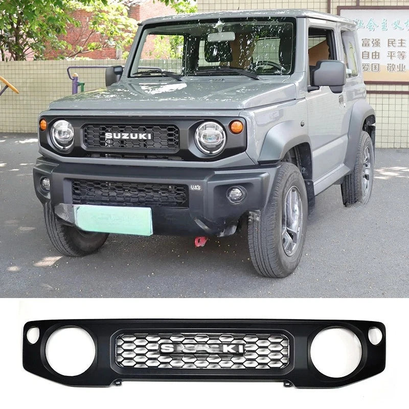 Suitable for 2019-2025 New Suzuki Jimny JB74 JIMNY Modified Front Grille Grille Water Tank Cover Jimny Modifies The Grille