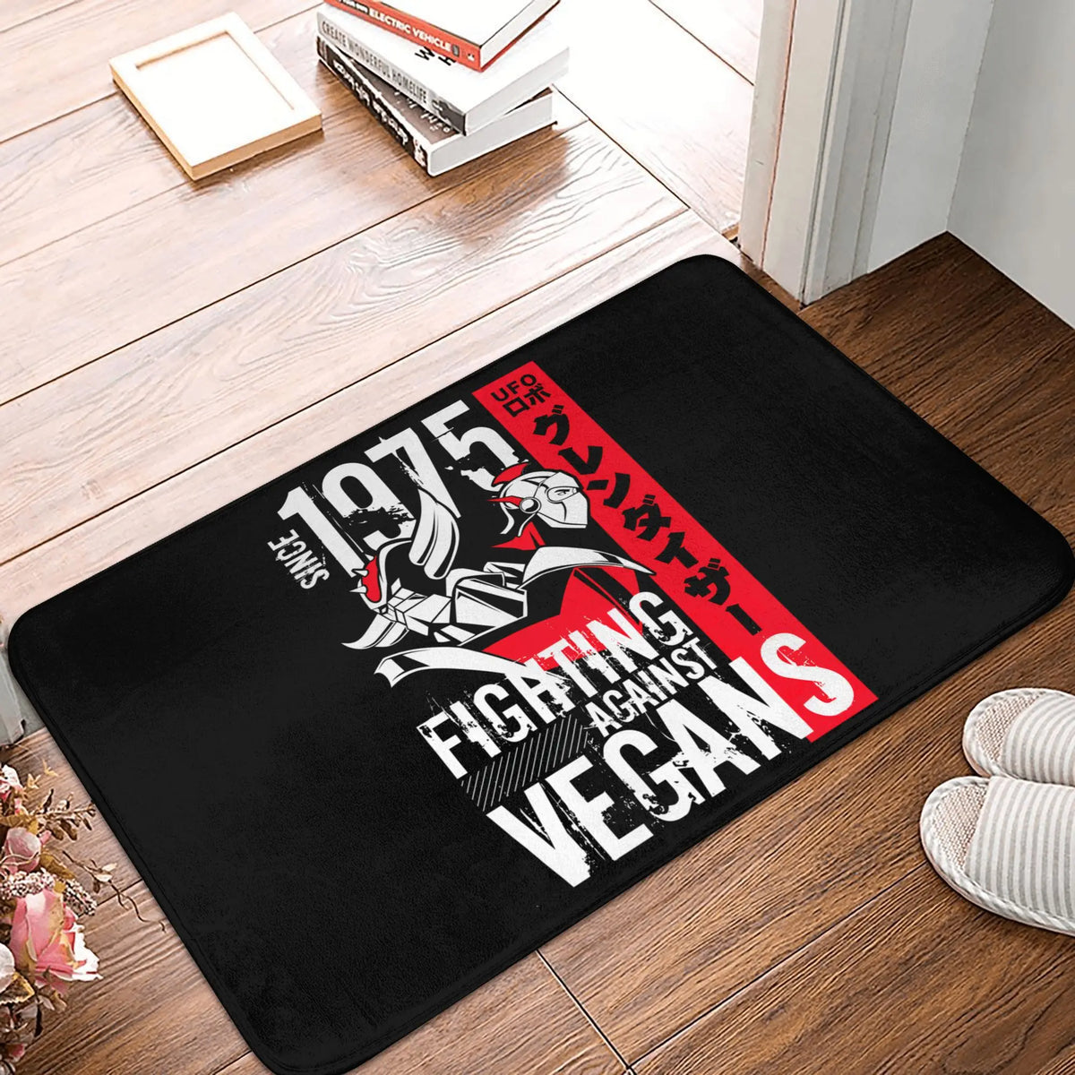 UFO Robot Mazinger Z Front Door Floor Entrance Mats Outdoor Anime Bath Kitchen Doormat Bedroom Carpet Rug